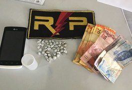 Casal é detido por tráfico de drogas na zona rural de Arapiraca