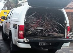 Após denúncia, uma tonelada de fiação furtada é apreendida em Porto Calvo