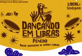 Penedo é escolhida para receber projeto nacional de dança inclusiva e abre inscrições para módulo gratuito de samba