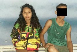 Jovens são detidos suspeitos em assalto à mão armada, em Arapiraca