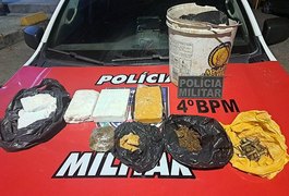 Drogas, armas e munições são apreendidas em Maceió e Batalha