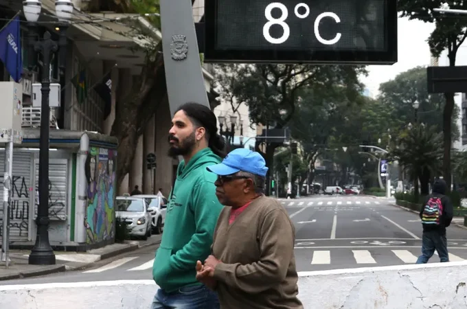 Nova massa de ar polar deve derrubar temperaturas no Brasil; veja quando e locais afetados