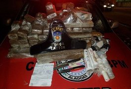 Operação apreende cerca de 40kg de maconha no Vale do Reginaldo