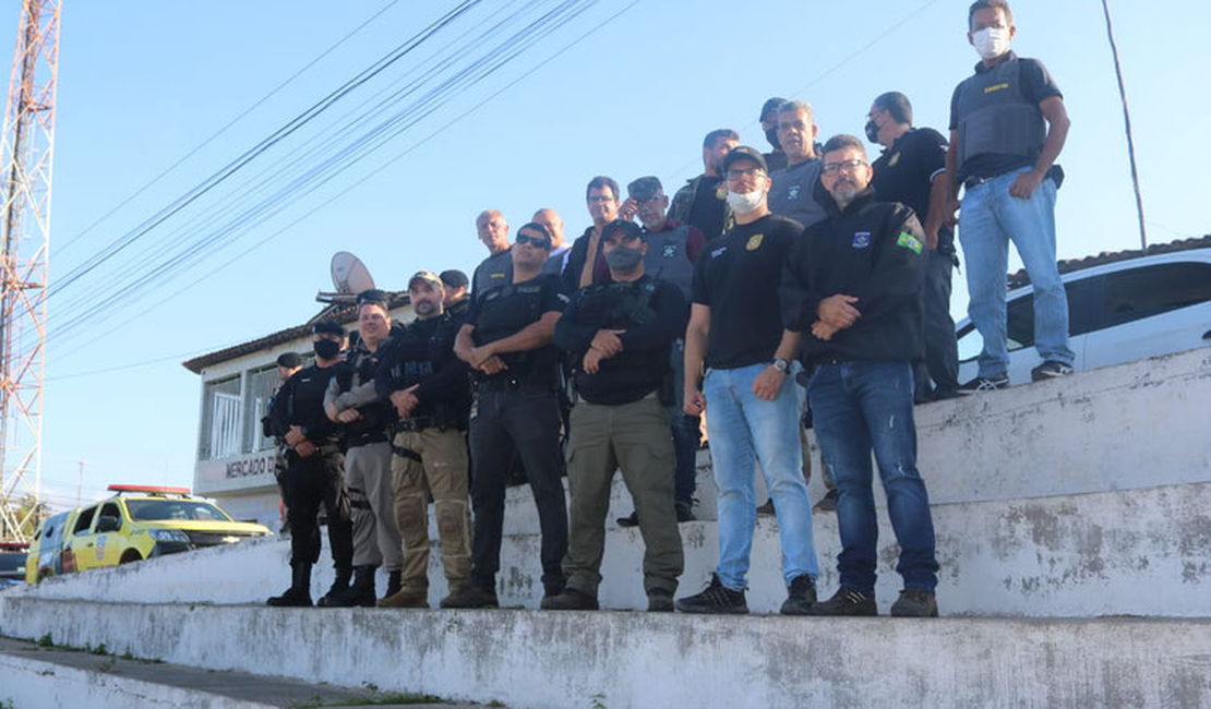 Ação policial desarticula grupos criminosos que atuam no tráfico de drogas e homicídios em Arapiraca