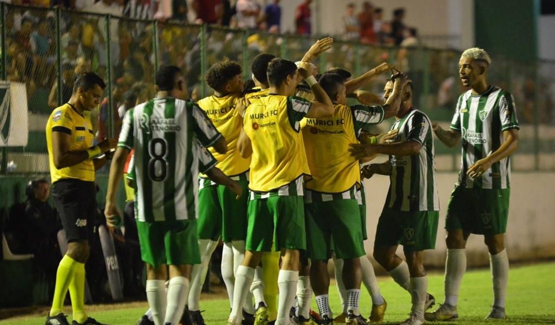 Água no chopp Tricolor: Murici vence o CSE por 2 a 0 e abre vantagem na seletiva da Copa do Brasil