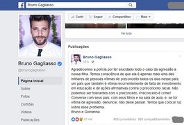Bruno Gagliasso agradece à polícia por identificar suspeitos de ofender filha Titi