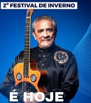 Zé Ramalho faz show em Palmeira dos Índios com sucessos de 40 anos de carreira