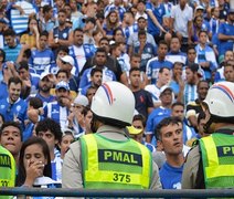 Mais de 360 policiais militares alagoanos atuarão no jogo CSA e Palmeiras nesta quarta-feira