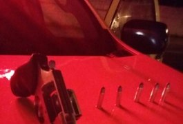 Homem é flagrado com arma durante festejos juninos em Coruripe