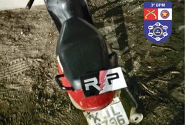 Jovem de 20 anos é preso com motocicleta roubada, em Arapiraca