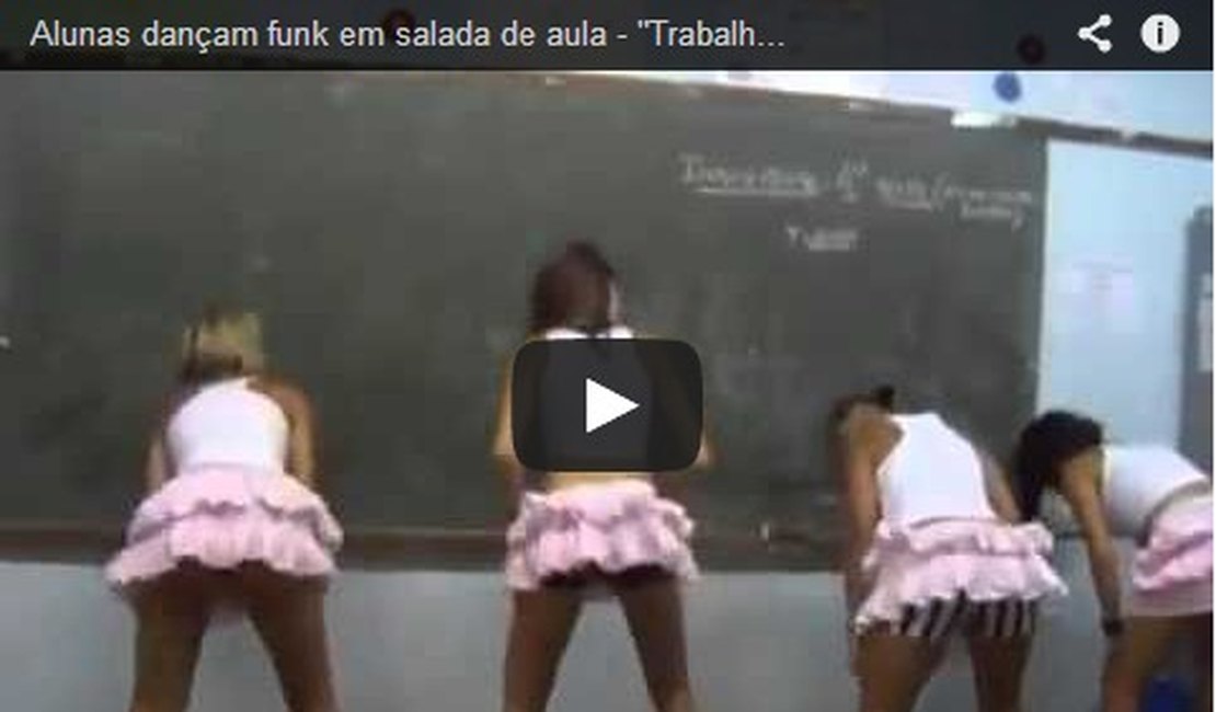 Vídeo de alunas dançando funk em sala de aula revolta população