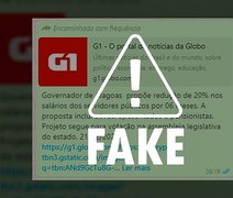 É falsa mensagem que diz que o Governo de Alagoas quer reduzir salários de servidores