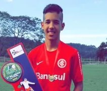 Aprovado em peneira, alagoano já conquistou primeiro título pelo Inter