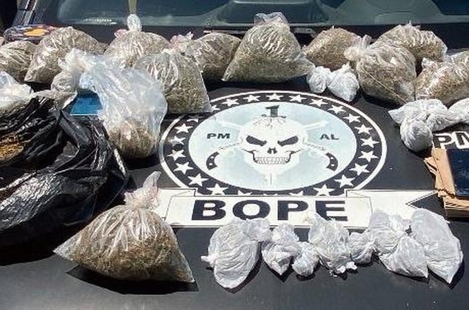Homem é preso com mais de 3,5 kg de maconha durante ação do Bope em Maceió