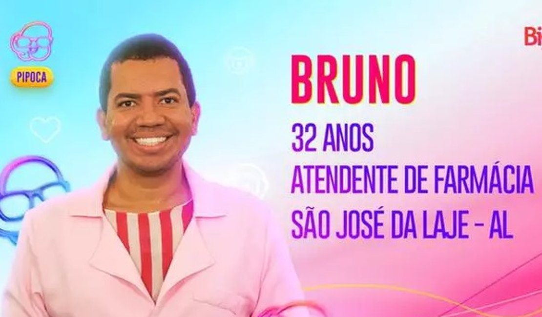 Alagoano de São José da Laje, Bruno Nogueira é anunciado como participante do grupo Pipoca do BBB 23