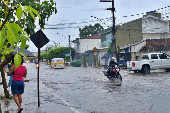 São Miguel dos Campos registra pontos de alagamento em decorrência das chuvas