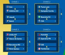 ASA, CSA e  CSE conhecem seus adversários na primeira fase da Copa do Brasil; confira