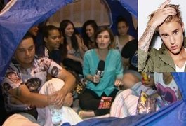 Fãs de Justin Bieber acampam para compra de ingresso de show que só acontece em março