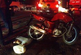 Motocicleta colide na traseira de caminhão que dava ré em rodovia de Girau do Ponciano