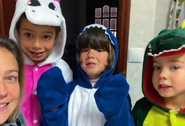Luana Piovani testa positivo para Covid-19 pela 2ª vez e agradece apoio de Pedro Scooby com os filhos