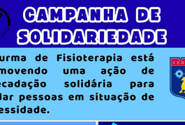 Turma de fisioterapia da UNINASSAU Arapiraca realiza campanha solidária; veja como ajudar