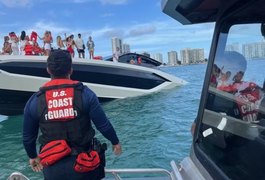Mais de 30 pessoas são resgatadas após naufrágio de iate em Miami