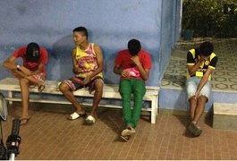 Quatro jovens são detidos por causarem danos ao patrimônio público, em Traipu