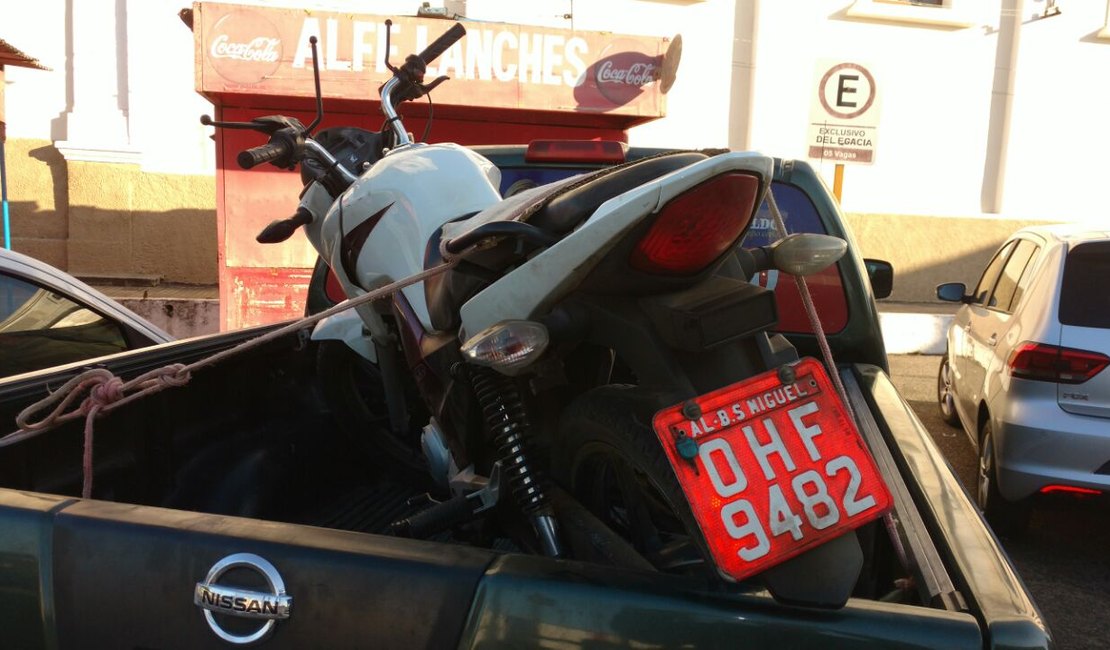 Após perseguição, PM apreende motocicletas roubadas no interior de Alagoas