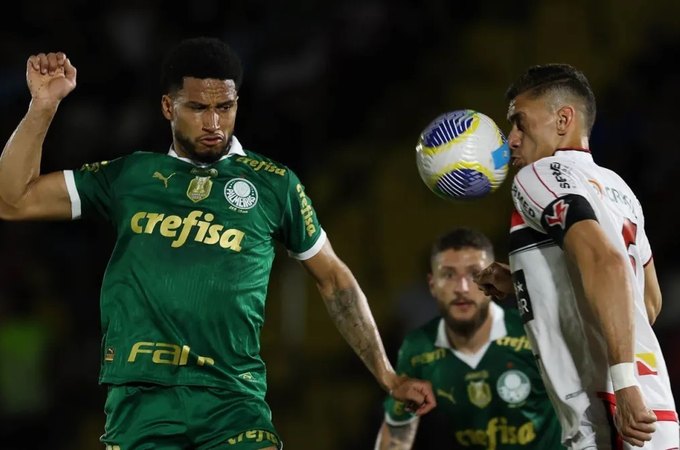 Palmeiras joga mal, mas segura Botafogo-SP e se classifica na Copa do Brasil