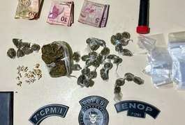 PM flagra tráfico de drogas e apreende veículos adulterados no Sertão alagoano