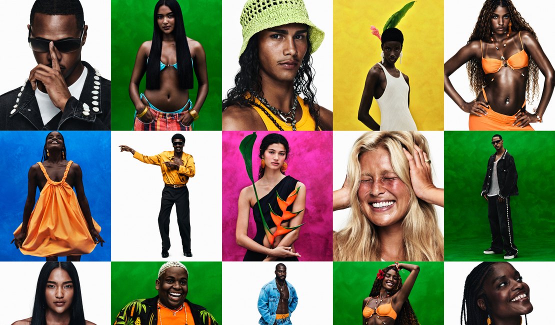 Atriz alagoana Rafaela Cocal integra campanha global da H&M ao lado de grandes nomes da cultura brasileira