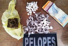 Pelopes prende suspeito de tráfico de Entorpecentes em Joaquim Gomes