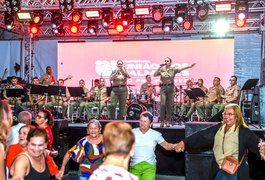 Banda da PM leva boa música para União dos Palmares na segunda edição do Caravana Musical