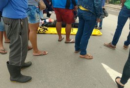 Colisão envolvendo carro e moto deixa motociclista ferido em Arapiraca