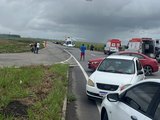 Vídeo. Capotamento deixa um morto e três feridos na AL-220, em São Miguel dos Campos