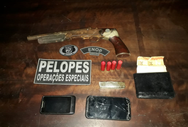 Pelopes retira de circulação mais uma arma e prende suspeito, em Arapiraca