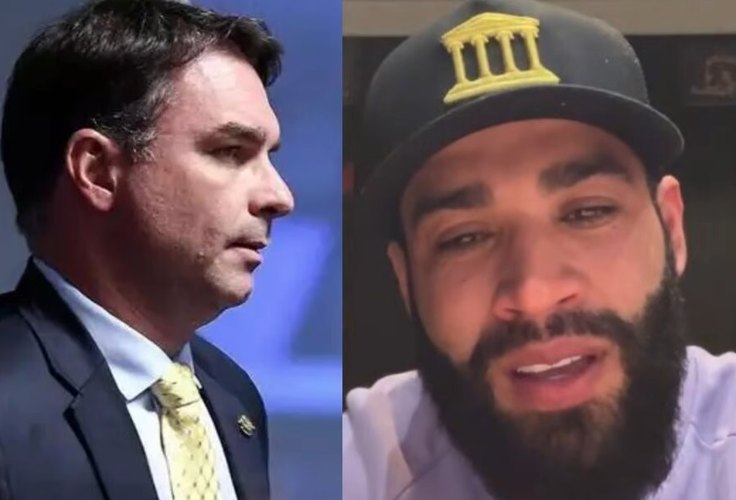 Após live de Gusttavo Lima, Flávio Bolsonaro presta apoio ao cantor 'Fique firme, meu irmão'