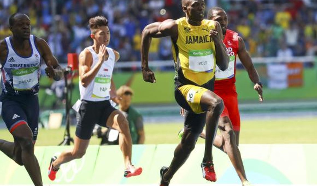 Bolt estreia com vitória em eliminatória dos 100 metros rasos na Rio 2016