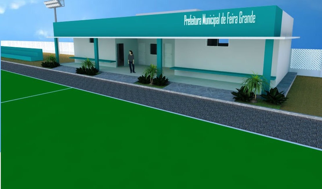 Veridiano anuncia construção de novo Estádio Municipal em Feira Grande