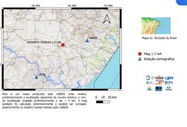 Arapiraca registra novo tremor de terra, aponta Labsis