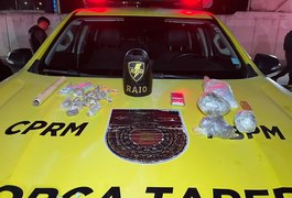 Companhia de Raio prende homem por tráfico de drogas e crime ambiental no Benedito Bentes
