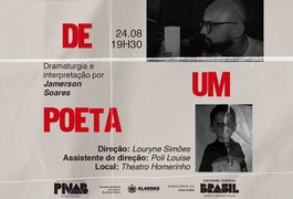 Peça inspirada na obra poética de Arriete Vilela chega ao palco do Theatro Homerinho neste domingo
