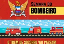 Em comemoração, trens de socorro dos Bombeiros farão 'desfile' em Maceió