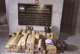 Gecoc prende suspeito e apreende cerca de 110 kg de maconha em AL