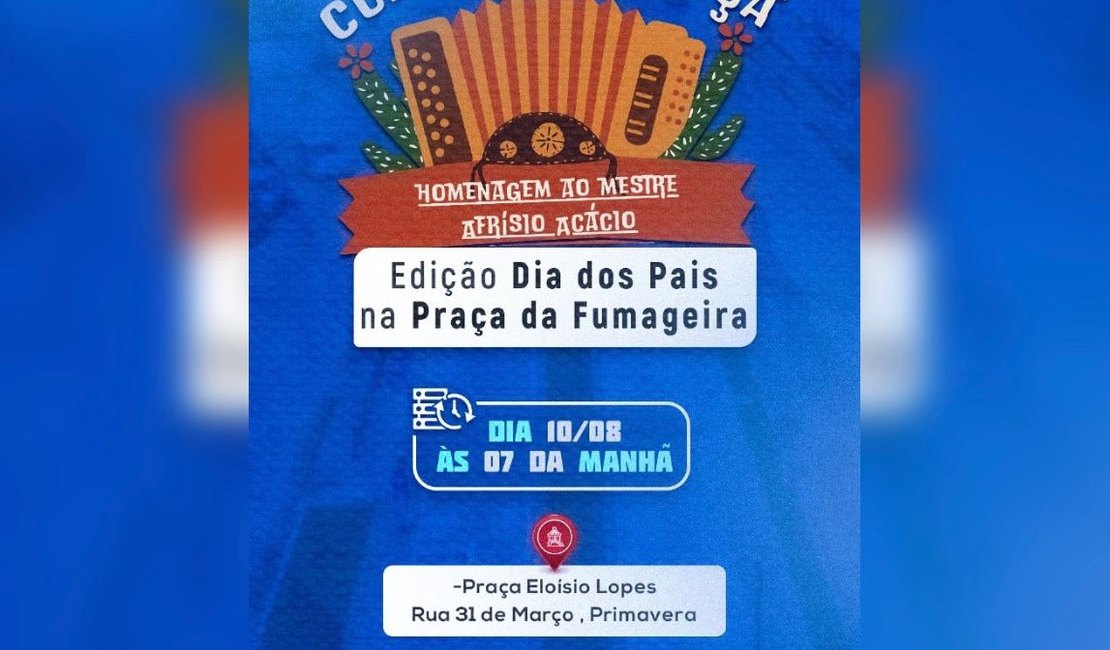 Cultura na Praça inicia caravana com edição especial para o Dia dos Pais
