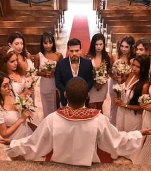 Modelo brasileiro surpreende ao se casar com nove mulheres