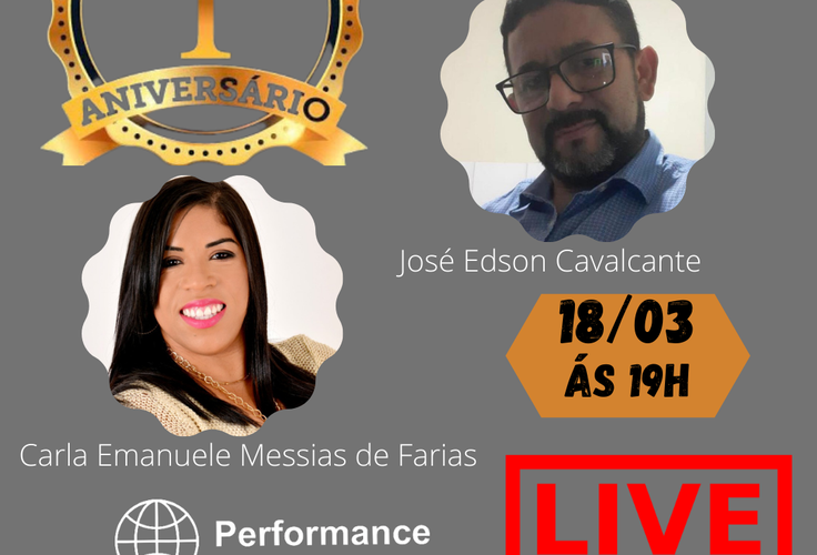 EDITORA PERFORMANCE COMPLETA 1 ANO E REALIZA LIVE SHOW EM COMEMORAÇÃO! PROMOÇÕES ESPECIAIS E NOVIDADES PARA TODA A SOCIEDADE!