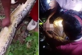 Agricultora de 55 anos é retirada morta dentro de píton de 7 metros