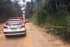 Corpo encontrado em estrada próximo a matagal é de jovem de apenas 15 anos
