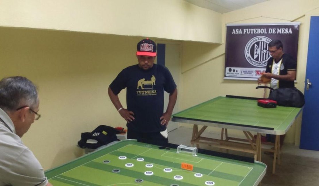 ASA ganha sala no ginásio municipal para os treinos de futebol de mesa